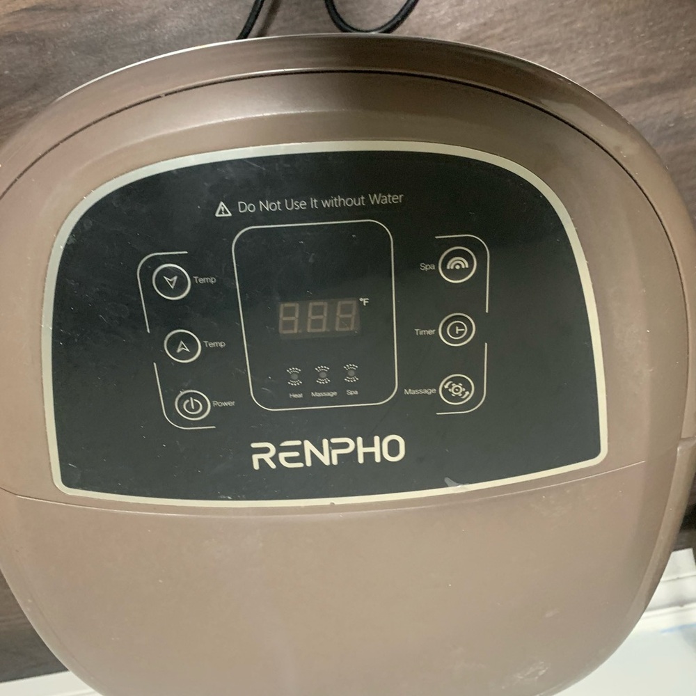 Renpho Foot Spa Massager in Brown